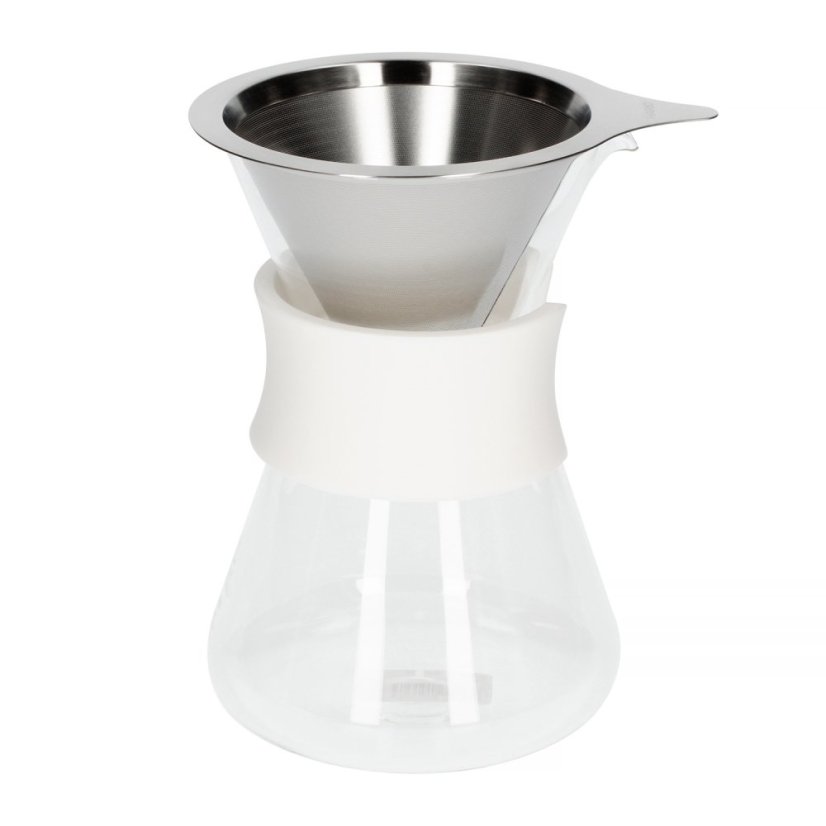 Hario - Glas-Kaffeebereiter - Weiß