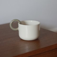 Ceramics 36 365 — taza de cerámica 200 ml, asa verde