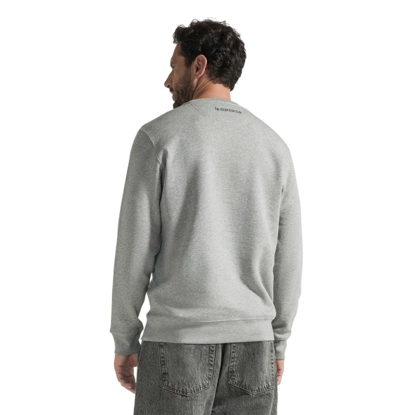 La Marzocco - Klassisches Sweatshirt Größe M - Meliertes Grau