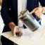Vialli Design Tulip – French press 1 l – Mattsilber