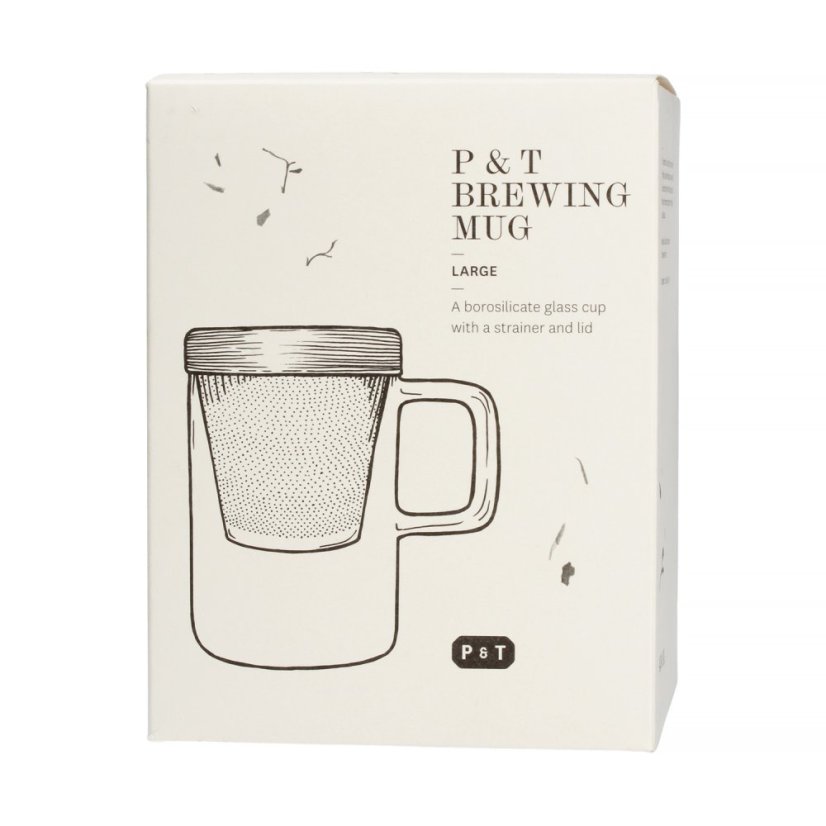 Paper & Tea - Veľký hrnček na prípravu čaju 450ml