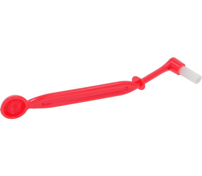 Rote Duschbürste Rote Duschbürste
