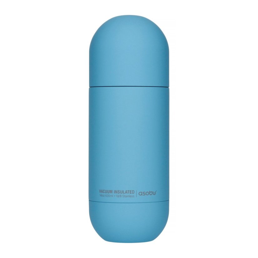Asobu Orb — Isolierflasche 420 ml, blau Asobu Orb — Isolierflasche 420 ml, blau