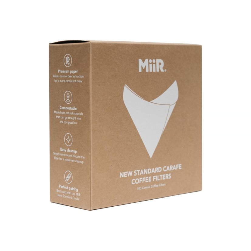 MiiR New Standard Carafe — filtros de papel, 100 unidades