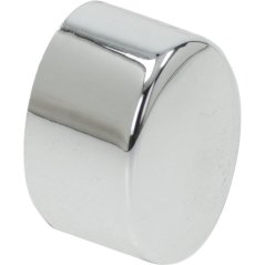 Button elliptical 17x13mm chromeplated 15373057