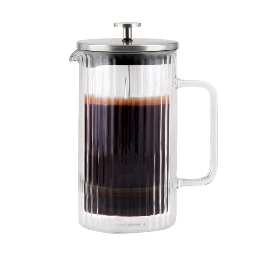 Vialli Design Tulip – French press 1 l – Mattsilber