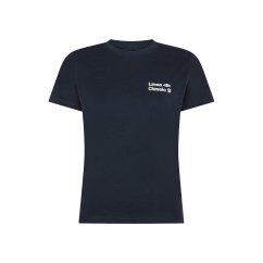 La Marzocco - Klassisches Damen-T-Shirt Größe L – Navy
