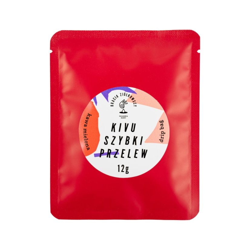 Bracia Ziółkowscy - Kivu Szybki Przelew Drip Bag - 1 Beutel 12g Bracia Ziółkowscy - Kivu Szybki Przelew Drip Bag - 1 Beutel 12g