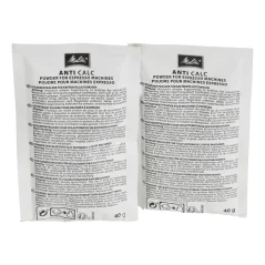 Poudre détartrante 2x40g pour machines à espresso Melitta