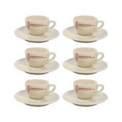 La Marzocco - Legacy Sada 6 šálok a tanierikov na espresso 65 ml
