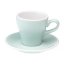 Loveramics Tulip Cappuccino – taza con platillo 180 ml – River Blue