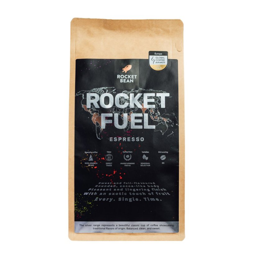 Rocket Bean - Rocket Fuel Espresso 500g Rocket Bean - Rocket Fuel Espresso 500g