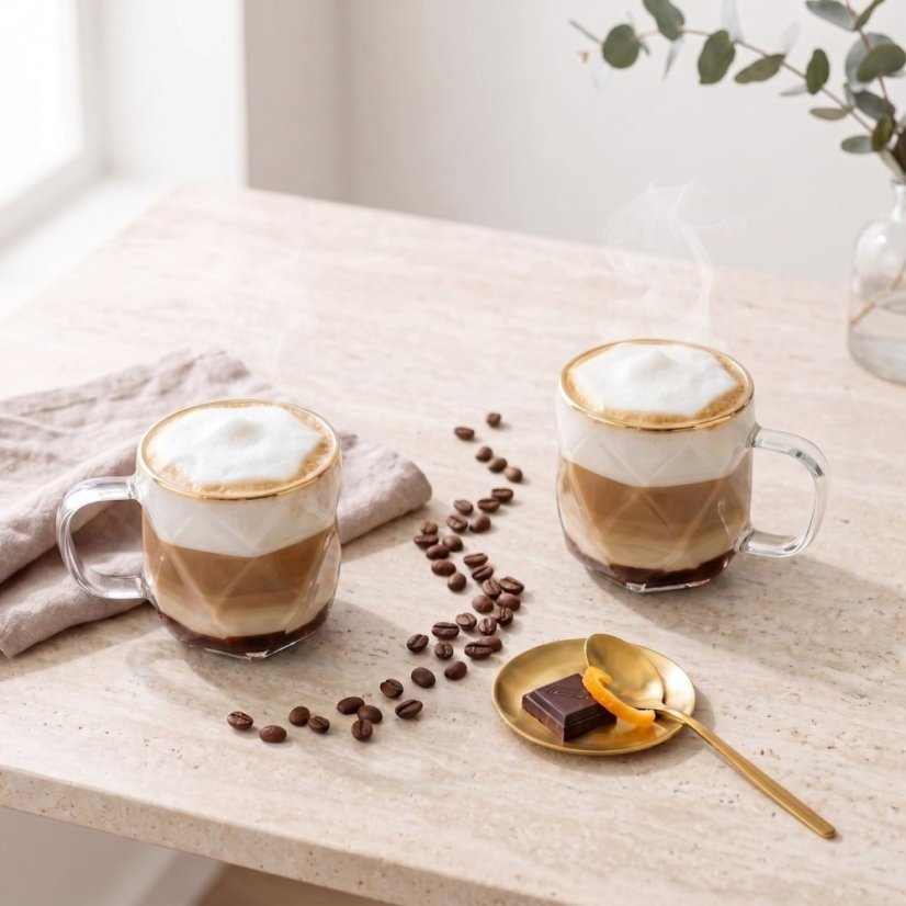 Vialli Design - Poháre Geo Gold 350 ml