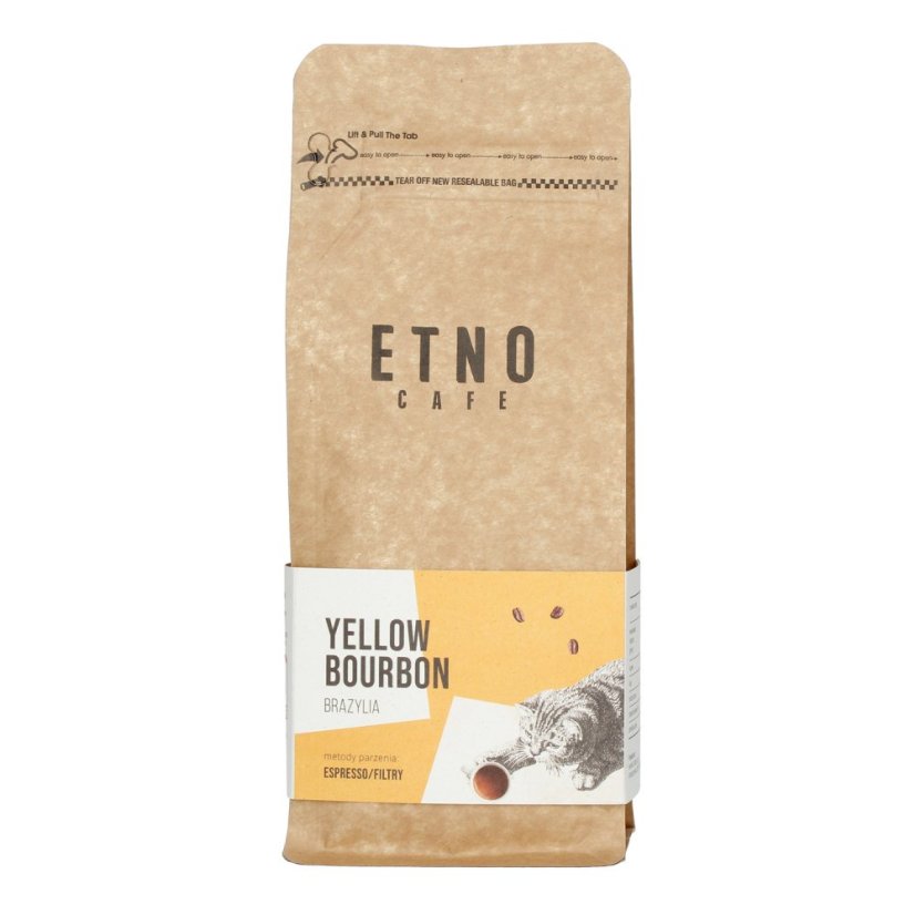 Etno Cafe - Brasilien Yellow Bourbon Kaffeebohnen 250 g