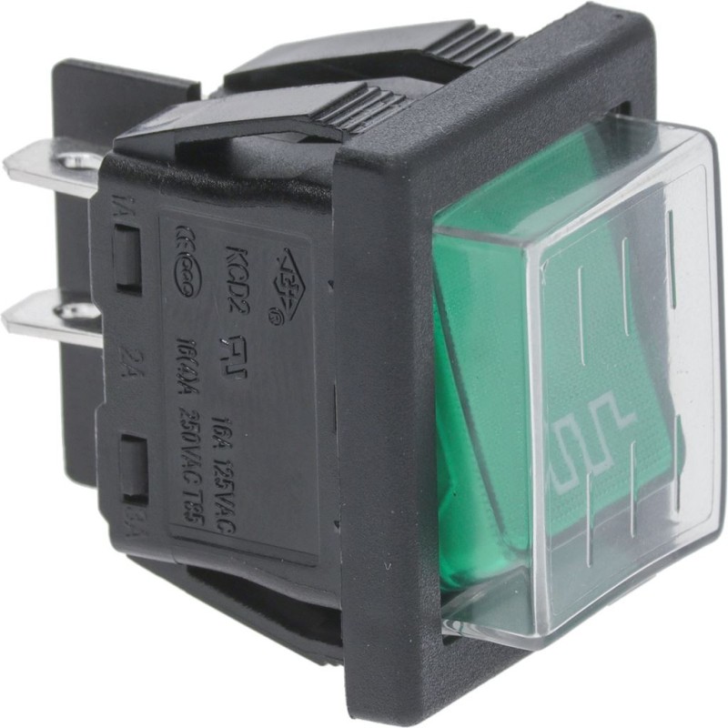 Pavoni bipolárny zelený vypínač 16a 250v Pavoni bipolárny zelený vypínač 16a 250v