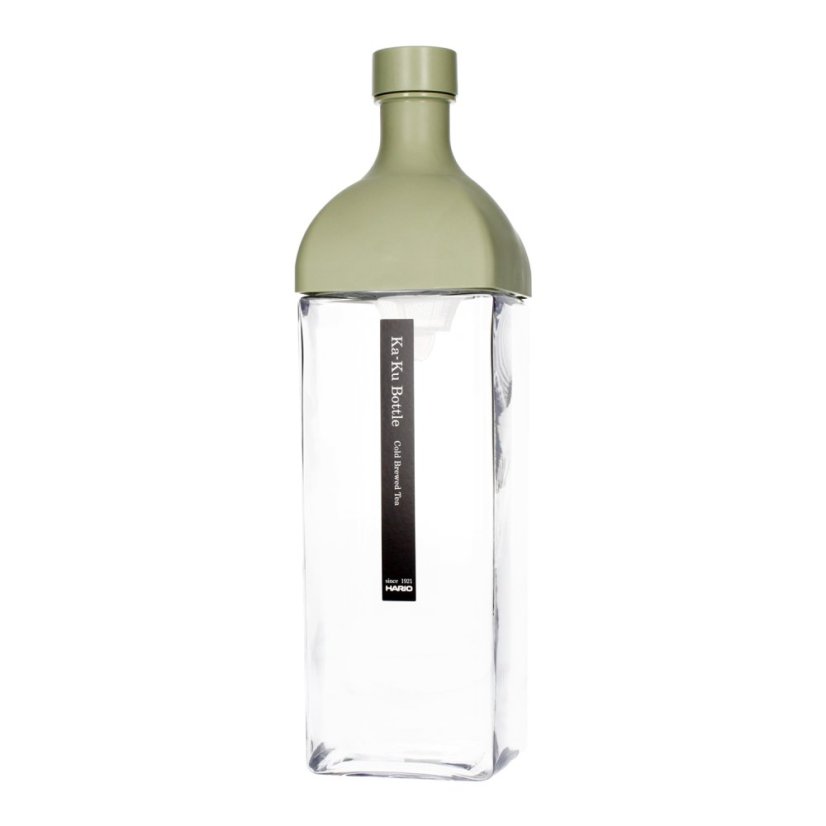 Hario Ka-Ku – Cold-Brew-Teeflasche 1200 ml – Rauchgrün