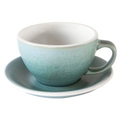 Loveramics Egg - Taza y Platillo Cafe Latte 300ml - Glacier