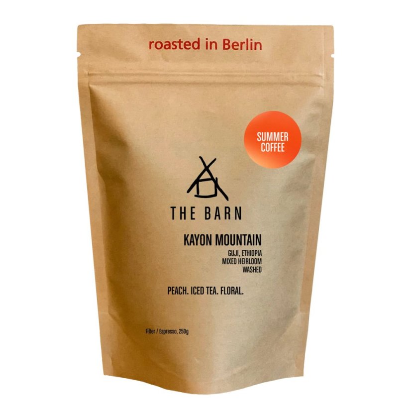 The Barn – Etiópia Kayon Mountain Summer Coffee Washed, káva na filter 250 g