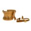 Ersatz-Holzmanschette mit Band Chemex 2 für Chemex Kaffeebereiter für 5, 6, 8, 10 und 13 Tassen