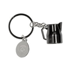 Barista Space — kľúčenka: kanvička na mlieko