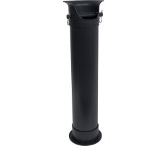 Tube for knockbox plastic black