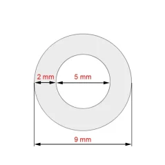 Hadica silikónová 5x2x150mm pre kávovary Jura