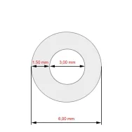 Silicone hose 360mm for Jura coffee machines Silicone hose 360mm for Jura coffee machines