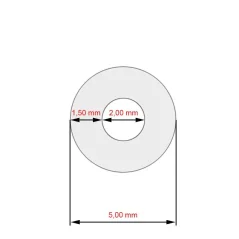 Hadica silikónová 2x1,5x190mm pre kávovary Jura
