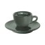 La Marzocco — sada 6 šálků a podšálků espresso, 65 ml, šedé