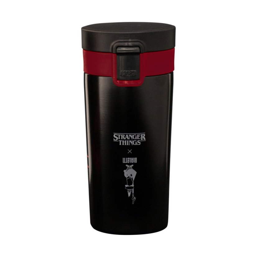 Bialetti - Reisebecher Stranger Things 380ml - leuchtet im Dunkeln