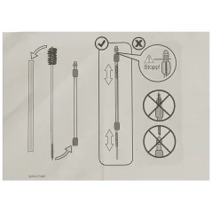 Cleaning brush for Bosch Vero coffee machines