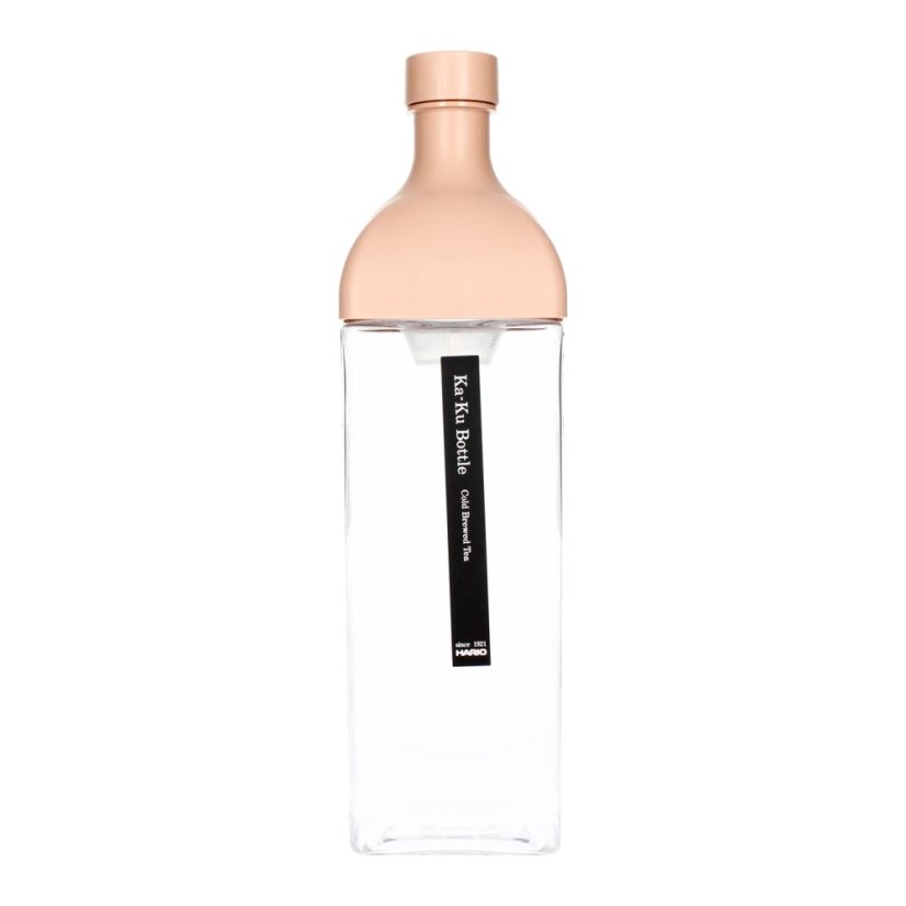 Hario Ka-Ku – Cold-Brew-Teeflasche 1200 ml – Rauchrosa