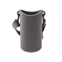 Asobu Bestie Sling — Flaschenhülle mit Trageriemen, grau