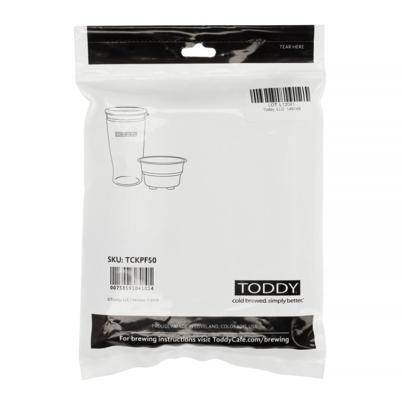 Toddy Cold Brew Cupping Kit — Papierfilter, 50 Stück
