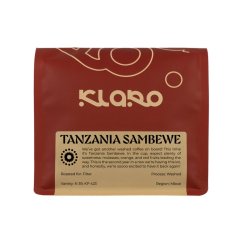 Klaro - Tanzania Sambewe Washed na filter 250 g