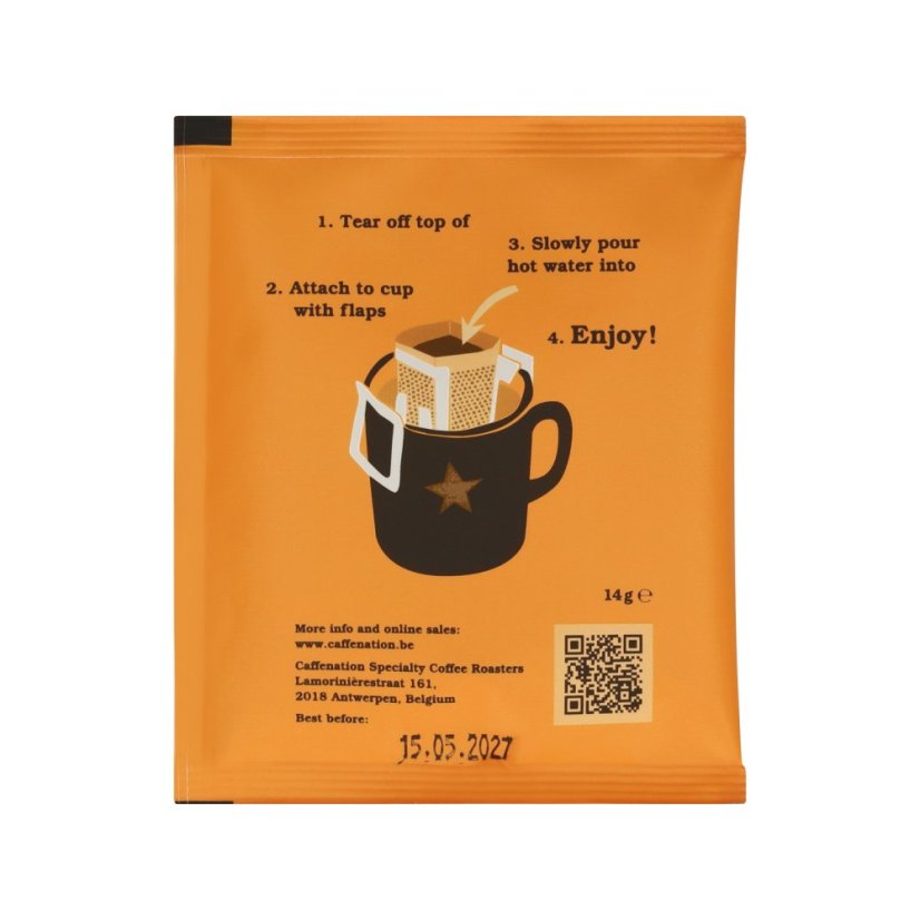 Caffenation - Kenia Kay gewaschen - 10 Beutel à 14 g