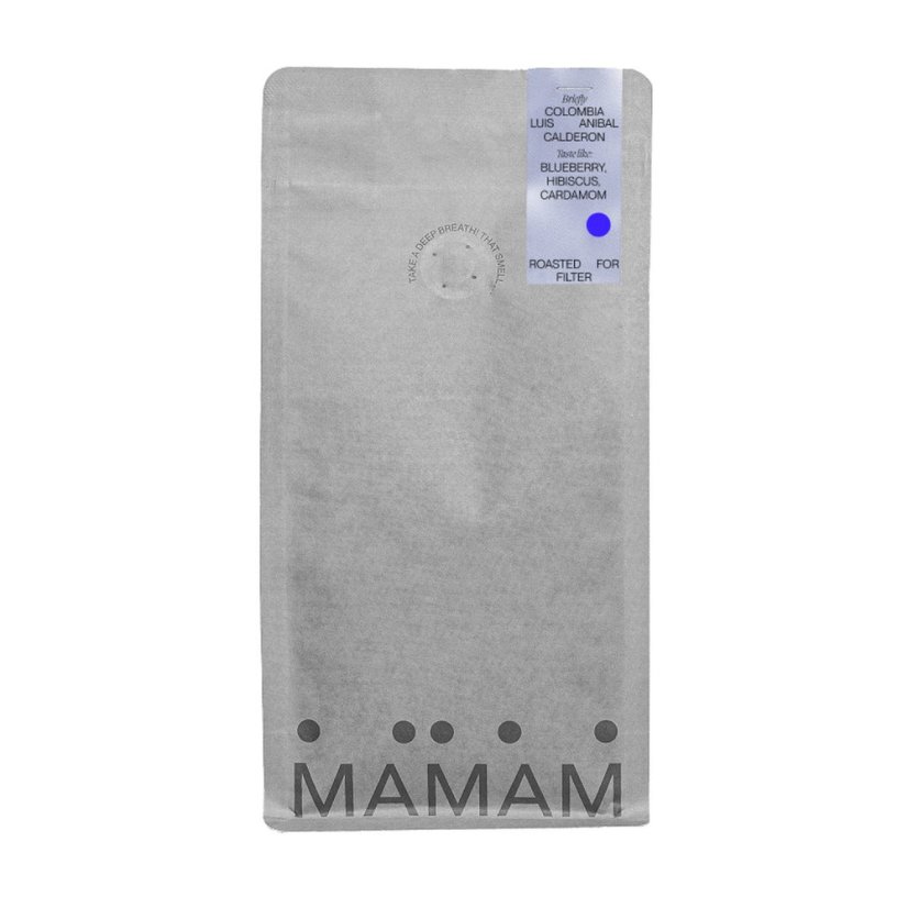 MAMAM - Colombia Luis Anibal Calderon Natural Filter 250 g MAMAM - Colombia Luis Anibal Calderon Natural Filter 250 g
