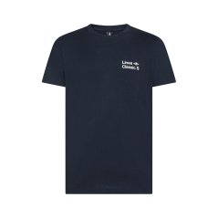 La Marzocco - Klassisches Herren-T-Shirt Größe L – Navy