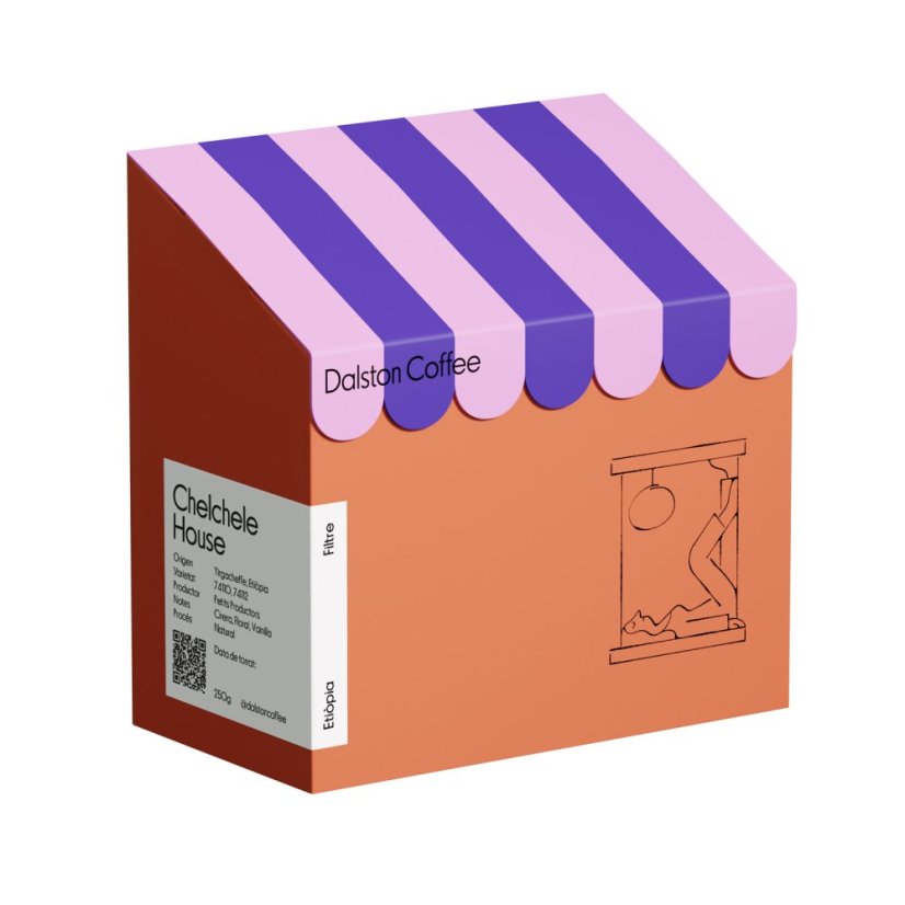 Dalston Coffee – Etiópia Chelchele Natural, káva na filter 250 g Dalston Coffee – Etiópia Chelchele Natural, káva na filter 250 g