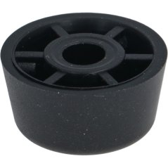 Black rubber foot