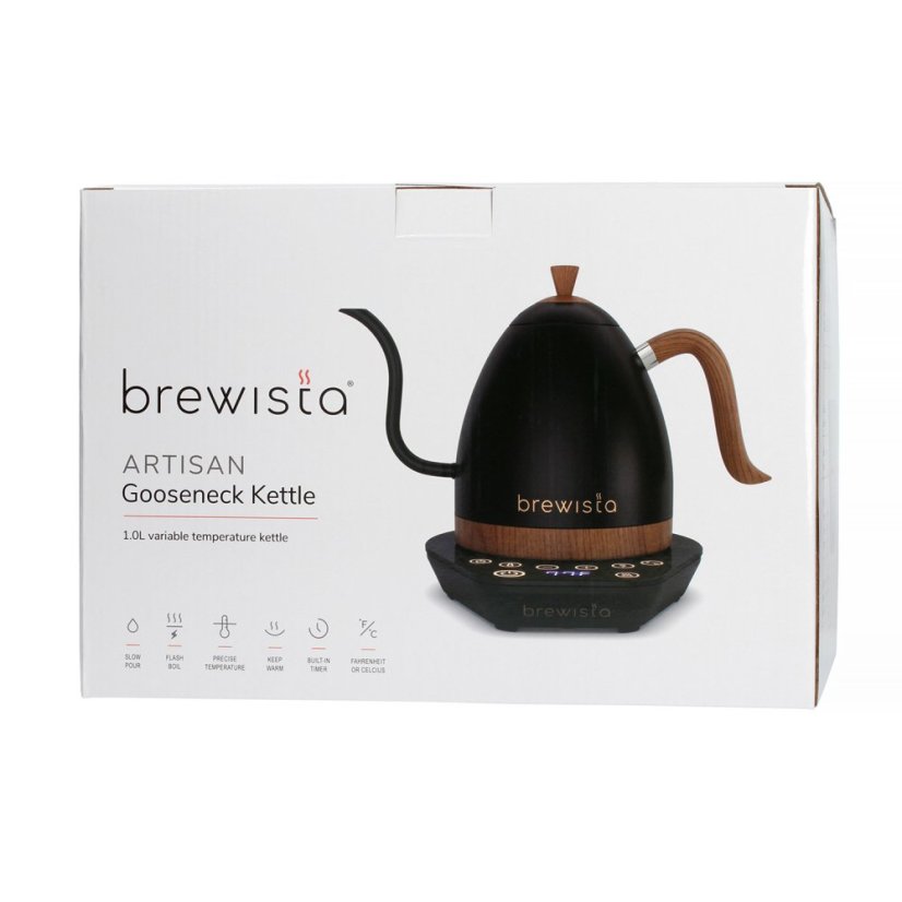 Brewista - Artisan Wasserkocher mit variabler Temperatur Schwarz 1l