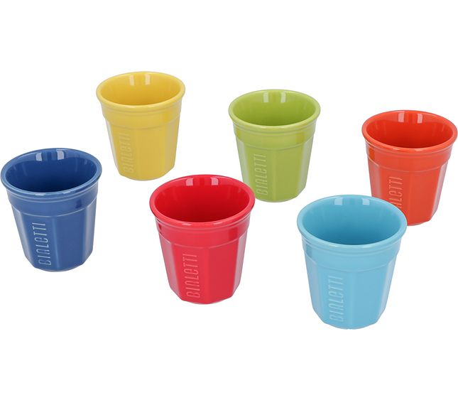 Sada 6 skleniček bialetti multicolor Sada 6 skleniček bialetti multicolor