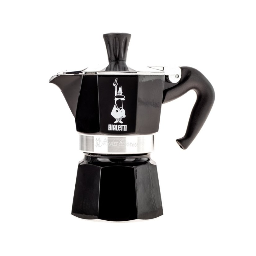 Bialetti Moka Express Black 1 Tasse