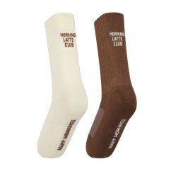 Many Mornings - Latte Club Socken 43-46