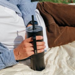 MiiR - All Day Straw Cup Black 950ml