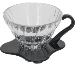 Dripper de café de cristal hario 1-2 tazas