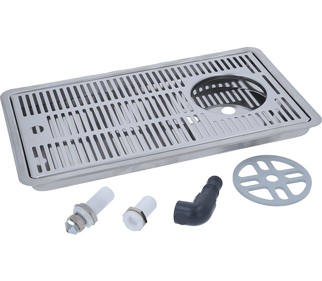 Nerezová zapuštěná odkapávací miska 400x220 mm