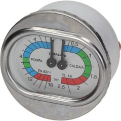 Manometr bojleru a čerpadla 63 mm