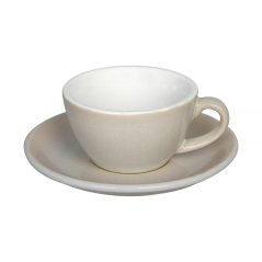 Loveramics Egg — šálka s podšálkou Flat White 150 ml, slonovinová