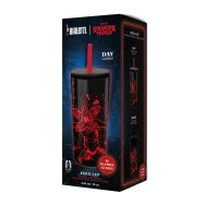 Bialetti - Cestovný hrnček s slamkou Stranger Things 600ml - svieti v tme Bialetti - Cestovný hrnček s slamkou Stranger Things 600ml - svieti v tme